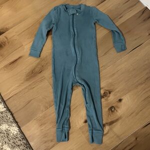 Primary baby organic zip romper
